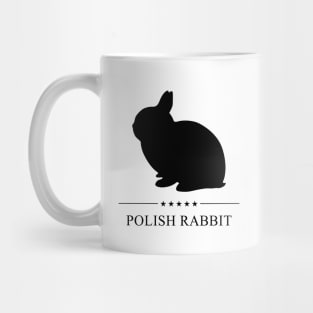 Polish Rabbit Black Silhouette Mug